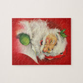 Vintager Weihnachtsmann Puzzle (Horizontal)