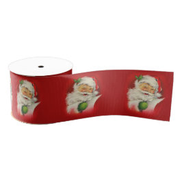 Vintager Weihnachtsmann Ripsband