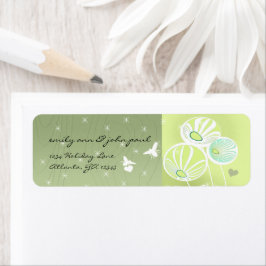 Vintager Weihnachtsmann-Rücksendeadressen-Aufklebe