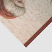 Vintager Weihnachtsmann Seidenpapier (Ausschnitt)