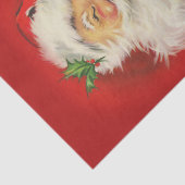 Vintager Weihnachtsmann Seidenpapier (Ausschnitt)