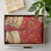 Vintager Weihnachtsmann Seidenpapier (Geschenk)
