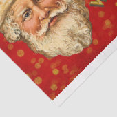 Vintager Weihnachtsmann Seidenpapier (Ausschnitt)