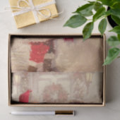 Vintager Weihnachtsmann Seidenpapier (Geschenk)