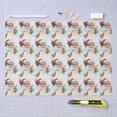 Vintager Weihnachtsmann Seidenpapier (Handwerk)