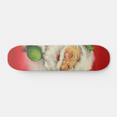 Vintager Weihnachtsmann Skateboard (Horizontal)