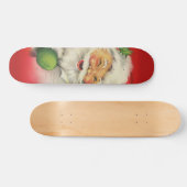 Vintager Weihnachtsmann Skateboard (Horizontal)