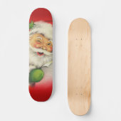 Vintager Weihnachtsmann Skateboard (Vorderseite)