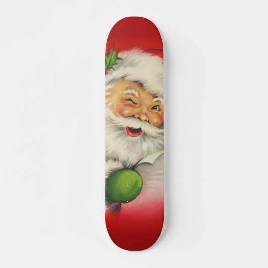 Vintager Weihnachtsmann Skateboard (Vorne)
