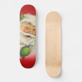 Vintager Weihnachtsmann Skateboard (Vorderseite)