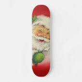 Vintager Weihnachtsmann Skateboard (Vorderseite)
