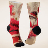 Vintager Weihnachtsmann Snowman Winter Weihnachten Socken