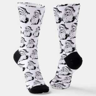 Vintager Weihnachtsmann Socken