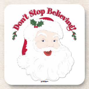 Vintager Weihnachtsmann soll nicht aufhören zu gla Untersetzer
