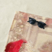 Vintager Weihnachtsmann Strandtuch (Beispiel)