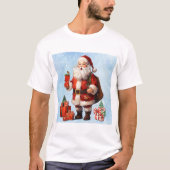 Vintager Weihnachtsmann T-Shirt (Vorderseite)