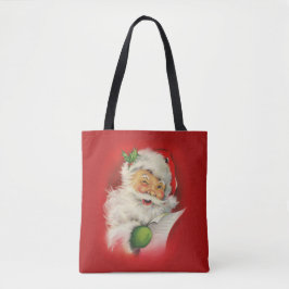 Vintager Weihnachtsmann Tasche