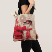 Vintager Weihnachtsmann Tasche (Von Nahem)