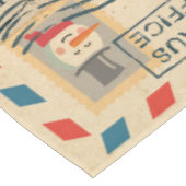 Vintager Weihnachtsmann Tischdecke (Schrägansicht)