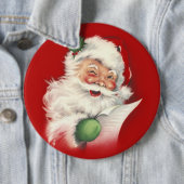 Vintager Weihnachtsmann überarbeitet! Button (Beispiel)