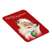 Vintager Weihnachtsmann überarbeitet! Magnet (Rechte Seite)