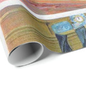 Vintager Weihnachtsmann und Chimney Geschenkpapier (Rolleneckpunkt)