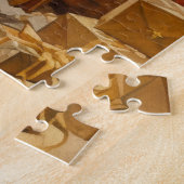 Vintager Weihnachtsmann und Kind Puzzle (Seite)