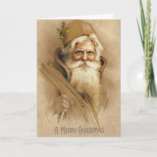 Vintager Weihnachtsmann / Weihnachten (Vorderseite)