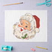 Vintager Weihnachtsmann Weihnachten Entdeckungsrei Seidenpapier (Basteln)