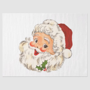 Vintager Weihnachtsmann Weihnachten Entdeckungsrei Seidenpapier