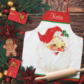 Vintager Weihnachtsmann Weihnachten Schürze