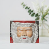 Vintager Weihnachtsmann, Weihnachten, Ständer, Feiertagspostkarte (Stehend Vorderseite)