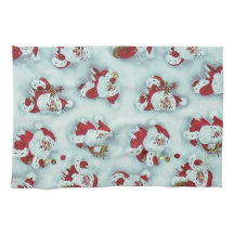 Vintager Weihnachtsmann Weihnachtsküche Handtuch
