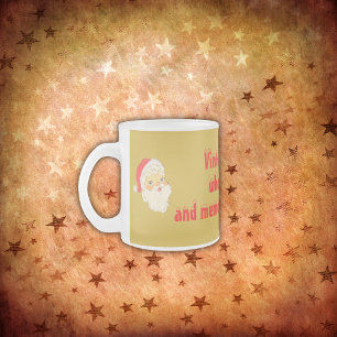Vintager Weihnachtsmann: Wo Magie und Erinnerungen Mattglastasse