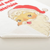 Vintager Weihnachtsmann: Wo Zauber und Erinnerunge Sherpadecke (3/4)
