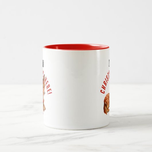 Vintager Weihnachtsmann Zweifarbige Tasse (Mittel)