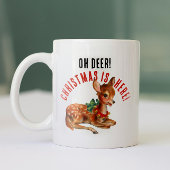 Vintager Weihnachtsmann Zweifarbige Tasse