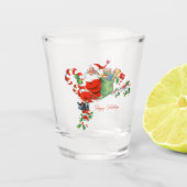 Vintager WeihnachtsRetro Classic Schnapsglas (Vorderseite)