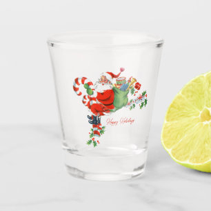 Vintager WeihnachtsRetro Classic Schnapsglas