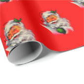 Vintager WeihnachtsRetro Klassik Geschenkpapier (Rolleneckpunkt)