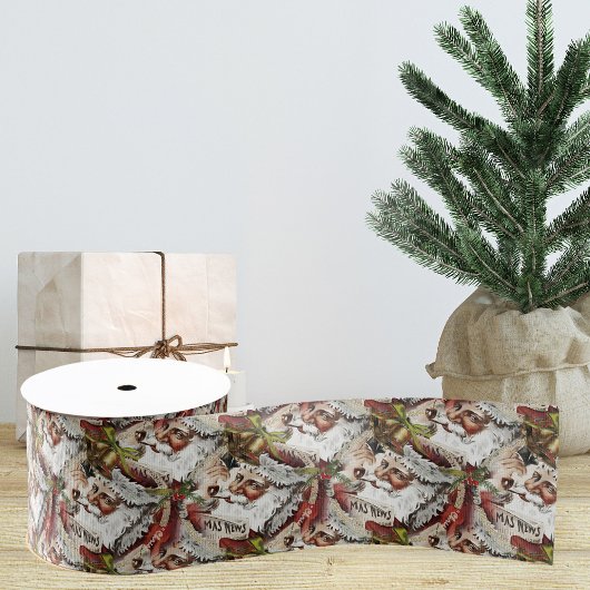 Vintager Weihnachtsribbon | Gift Ribbon Ripsband