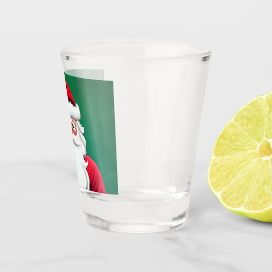 Vintager Weihnachtssaft Schnapsglas (Rechts)