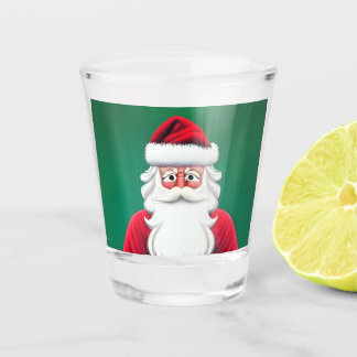 Vintager Weihnachtssaft Schnapsglas
