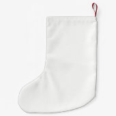 Vintager Weihnachtssanktsnowman Feiertags-Strumpf Kleiner Weihnachtsstrumpf (Rückseite)