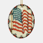 Vintager Weihnachtsschmuck unter amerikanischer Fl (Rechts)