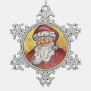 Vintager Weihnachtsschneeflocken Schneeflocken Zinn-Ornament