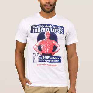 Vintager WeihnachtsSiegel-Tuberkulose-T - Shirt