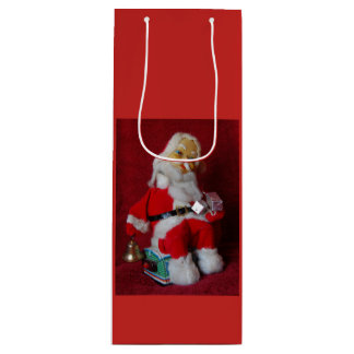 Vintager Weihnachtsspielzeug Geschenktüte Für Weinflaschen