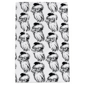 Vintager WeihnachtsWeihnachtsmann Mittlere Geschenktüte (Vorderseite)