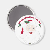 Vintager Weihnachtsweihträume werden wahr! Magnet (Vorderseite/Rückseite)